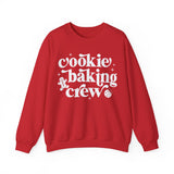 Cookie Baking Crew Christmas Sweatshirt – Fun Gingerbread & Cookie Baking Graphic Tee for Holiday Baking Lovers