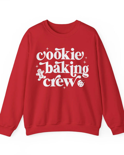 Cookie Baking Crew Christmas Sweatshirt For Gingerbread Lovers