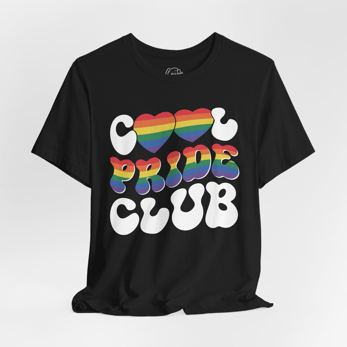 Cool Pride Club - Rainbow Pride Tee | Equality Shirt | LGBTQ+ Support Apparel | Colorful Gay Pride T-Shirt | Inclusive