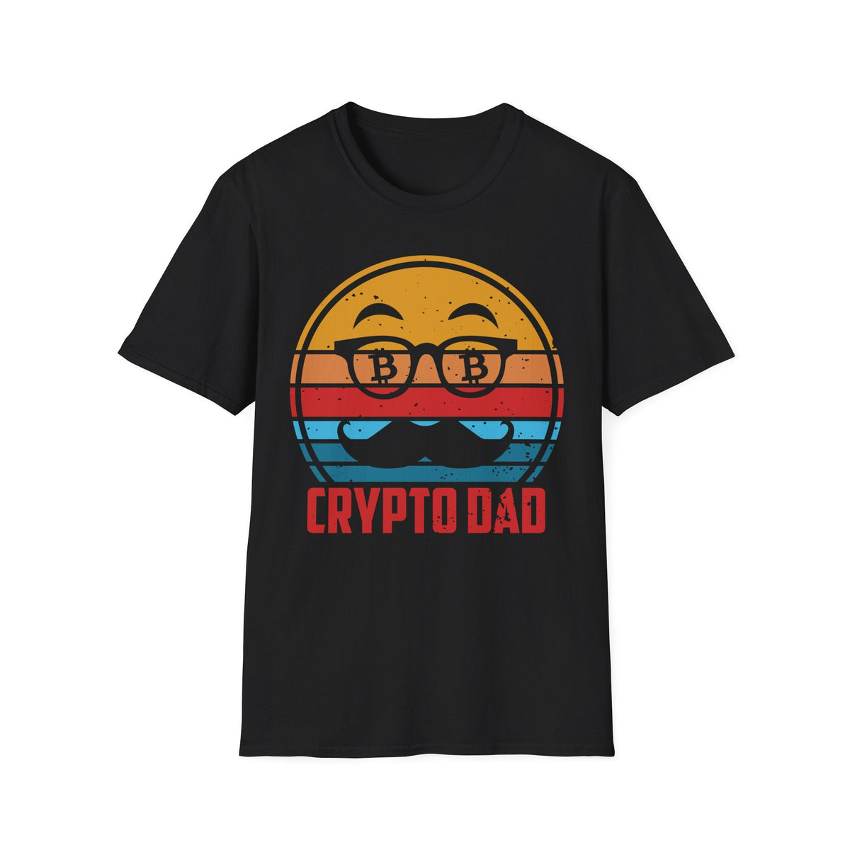 Crypto Dad Logo Crypto T-Shirt – Cryptocurrency Shirt for Enthusiasts, Traders, and Meme Lovers