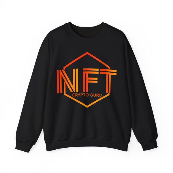 Crypto Guru NFT Crypto Crewneck Sweatshirt – Cryptocurrency Shirt for Enthusiasts, Traders, and Meme Lovers