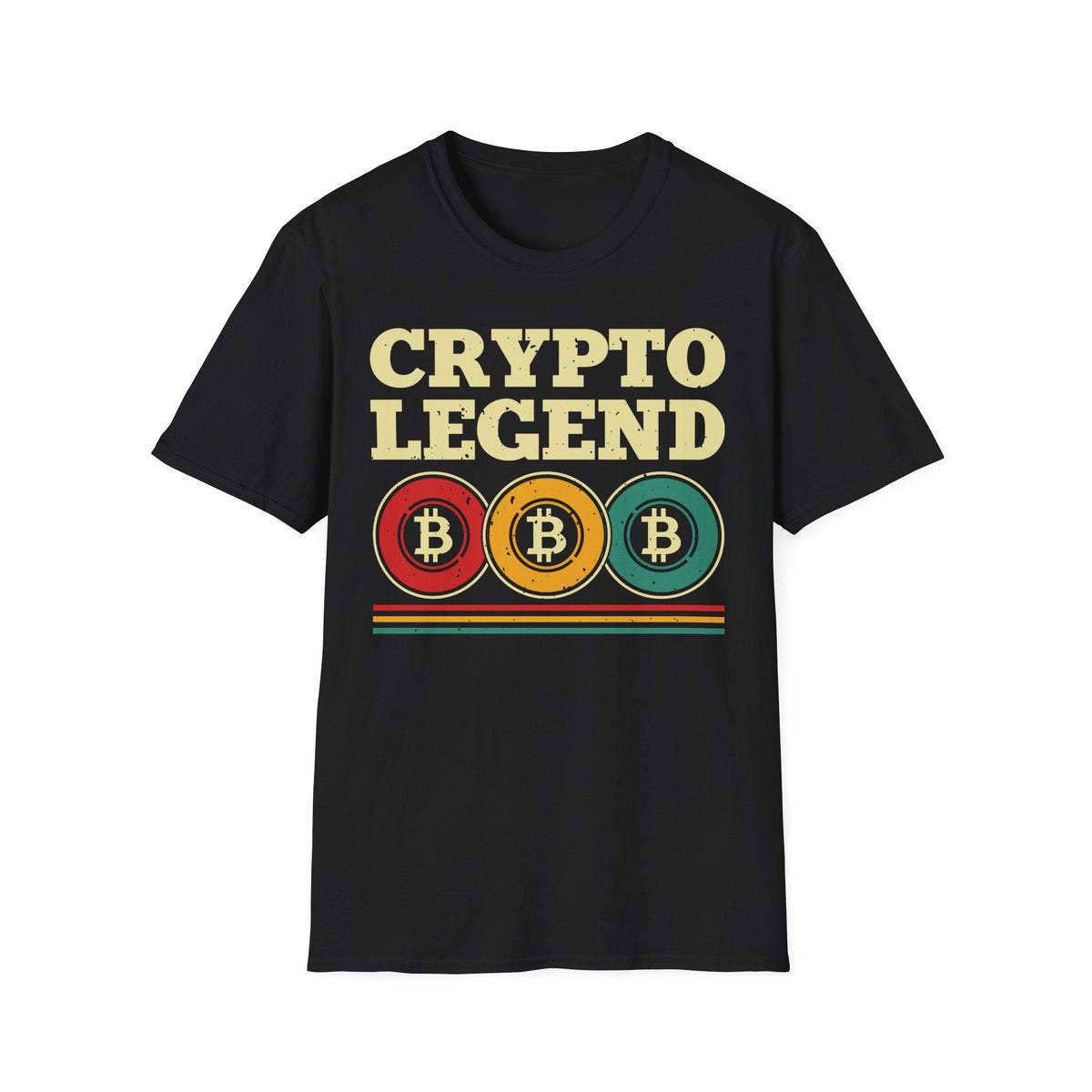 Crypto Legend Crypto T-Shirt – Cryptocurrency Shirt for Enthusiasts, Traders, and Meme Lovers