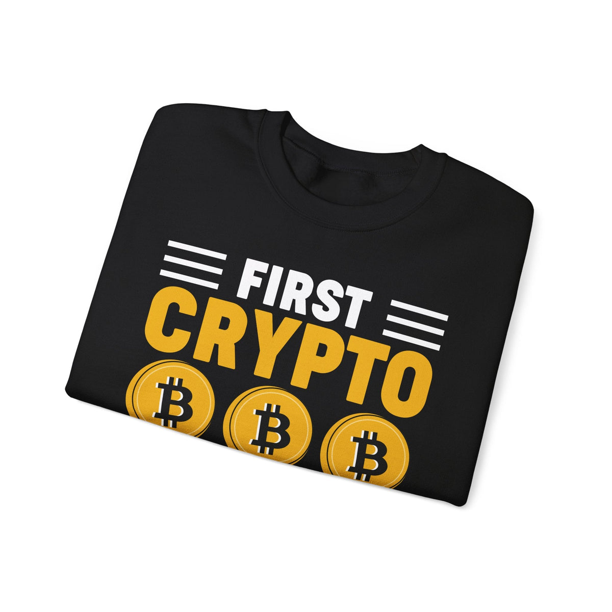 Crypto Quote Crypto Crewneck Sweatshirt – Cryptocurrency Shirt for Enthusiasts, Traders, and Meme Lovers