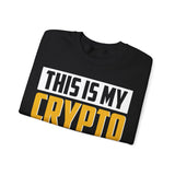 Crypto Shirt Crypto Crewneck Sweatshirt – Cryptocurrency Shirt for Enthusiasts, Traders, and Meme Lovers