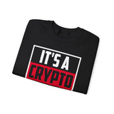 Crypto Thing Poster Crypto Crewneck Sweatshirt – Cryptocurrency Shirt for Enthusiasts, Traders, and Meme Lovers