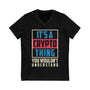 Crypto Thing Poster Crypto V-Neck – Cryptocurrency Shirt for Enthusiasts, Traders, and Meme Lovers