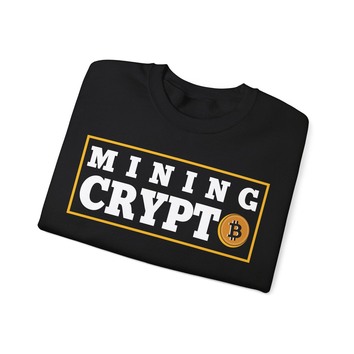 Cryptocurrency Mining Crypto Crewneck Sweatshirt – Cryptocurrency Shirt for Enthusiasts, Traders, and Meme Lovers