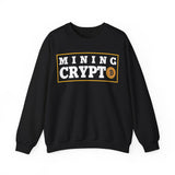 Cryptocurrency Mining Crypto Crewneck Sweatshirt – Cryptocurrency Shirt for Enthusiasts, Traders, and Meme Lovers