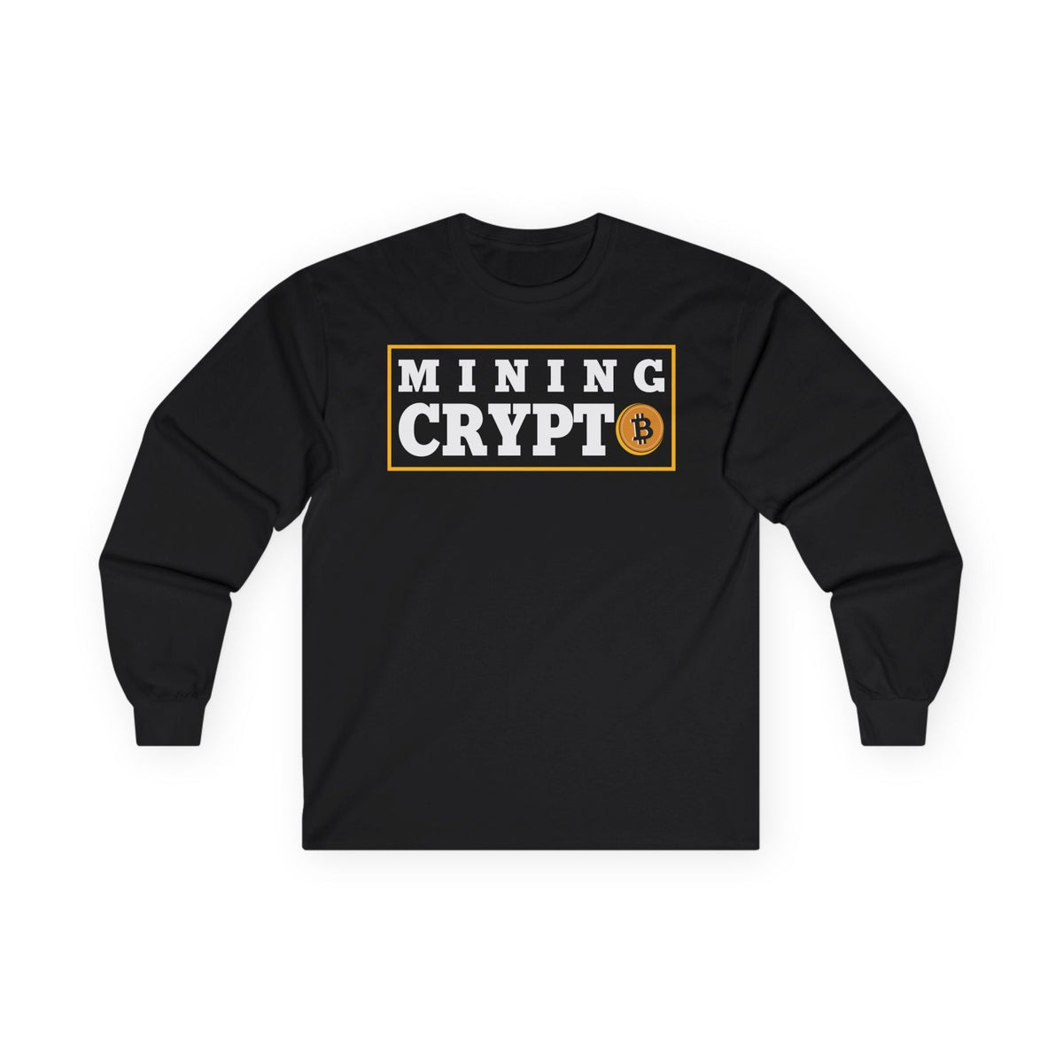 Cryptocurrency Mining Crypto Long Sleeve – Cryptocurrency Shirt for Enthusiasts, Traders, and Meme Lovers