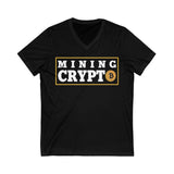 Cryptocurrency Mining Crypto V-Neck – Cryptocurrency Shirt for Enthusiasts, Traders, and Meme Lovers