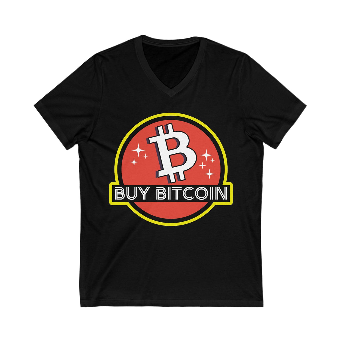 Cryptocurrency Promotion Crypto V-Neck – Cryptocurrency Shirt for Enthusiasts, Traders, and Meme Lovers