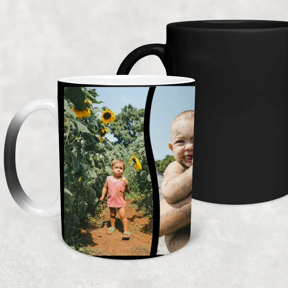 Custom Photo White Mug – Personalized Coffee Mug with Your Pictures Gift for Dad, Gift for Mom, Gift for Love Ones