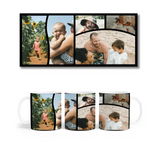 Custom Photo White Mug – Personalized Coffee Mug with Your Pictures Gift for Dad, Gift for Mom, Gift for Love Ones