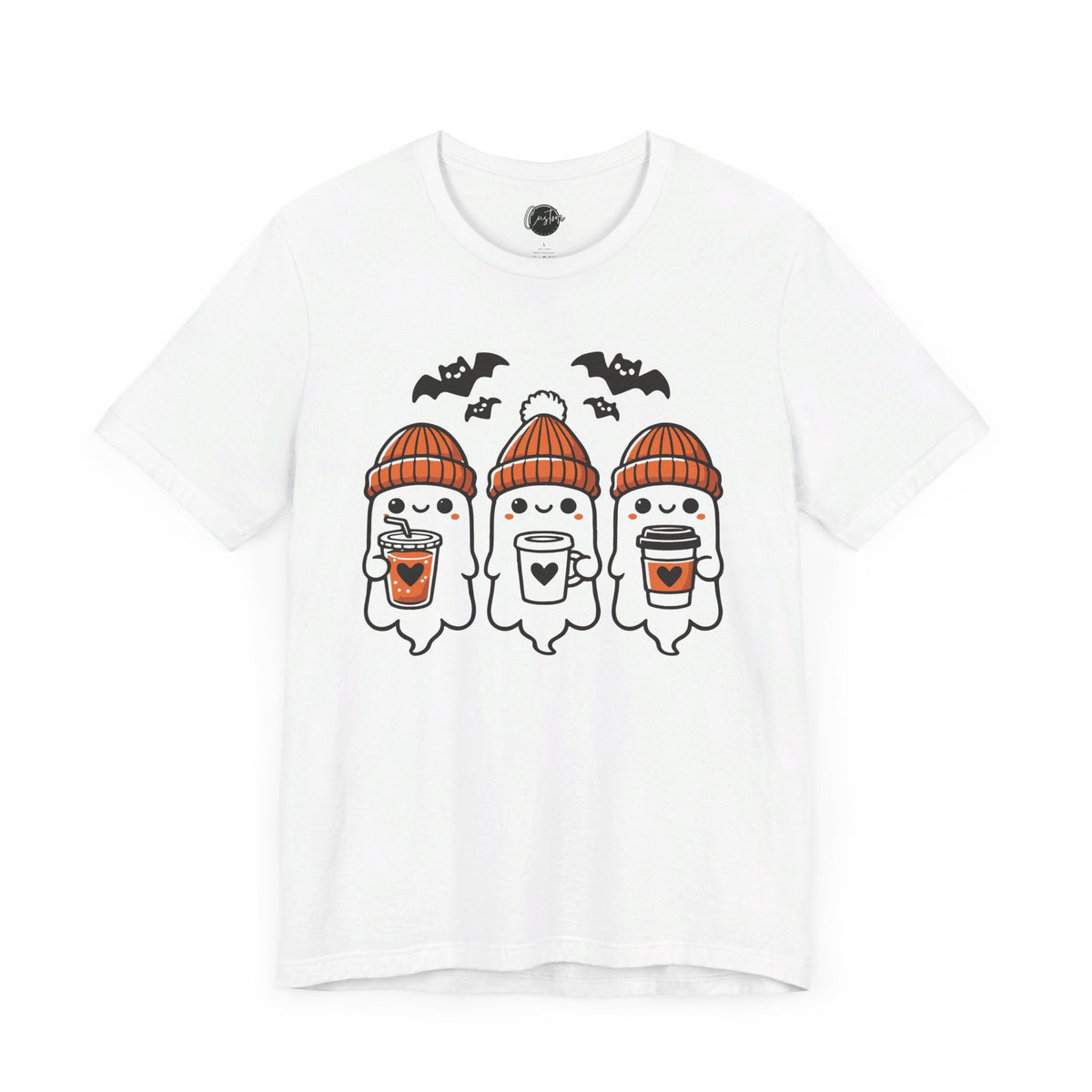 Cute Coffee Ghosts T-Shirt