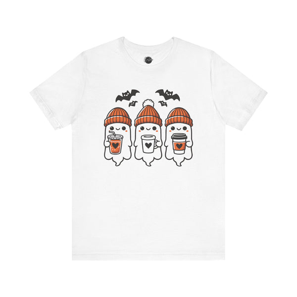 Cute Coffee Ghosts T-Shirt