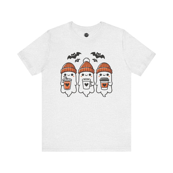 Cute Coffee Ghosts T-Shirt