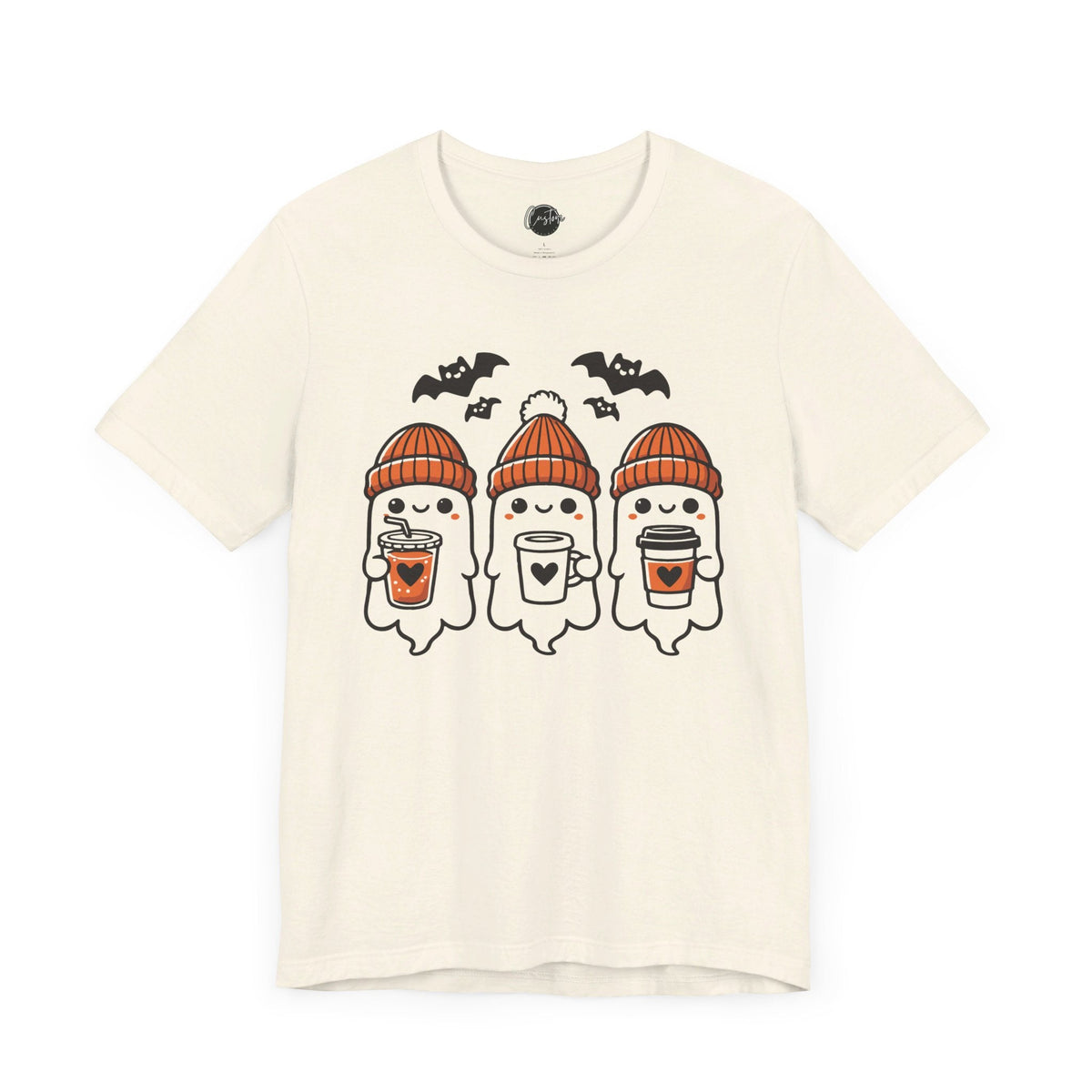 Cute Coffee Ghosts T-Shirt