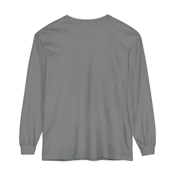 Cute Ghosts and Pumpkins Halloween Long Sleeve T-Shirt - Checkered Vintage Graphic Tee