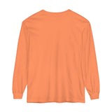 Cute Ghosts and Pumpkins Halloween Long Sleeve T-Shirt - Checkered Vintage Graphic Tee