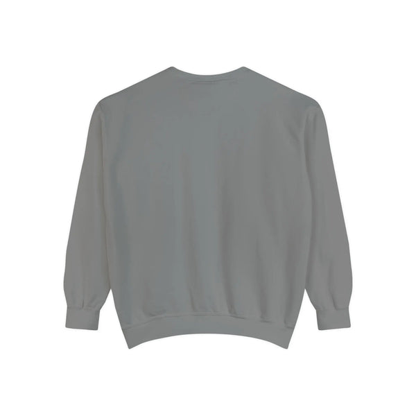 Cute Ghosts and Pumpkins Halloween Sweatshirt - Checkered Vintage Graphic Sweater