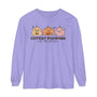 Cutest Pumpkin in the Patch Halloween Long Sleeve T-Shirt - Cute Trio Pumpkins Graphic Tee