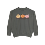 Cutest Pumpkin in the Patch Halloween Sweatshirt - Cute Trio Pumpkins Graphic Sweater