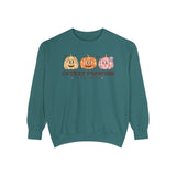 Cutest Pumpkin in the Patch Halloween Sweatshirt - Cute Trio Pumpkins Graphic Sweater