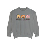 Cutest Pumpkin in the Patch Halloween Sweatshirt - Cute Trio Pumpkins Graphic Sweater