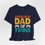 Dad of Twins - Dads T-Shirt, Fathers Day Shirt, Dad Birthday Gift, Cool Gift for Dads, Gift for Dad, Husband Gift, Gift