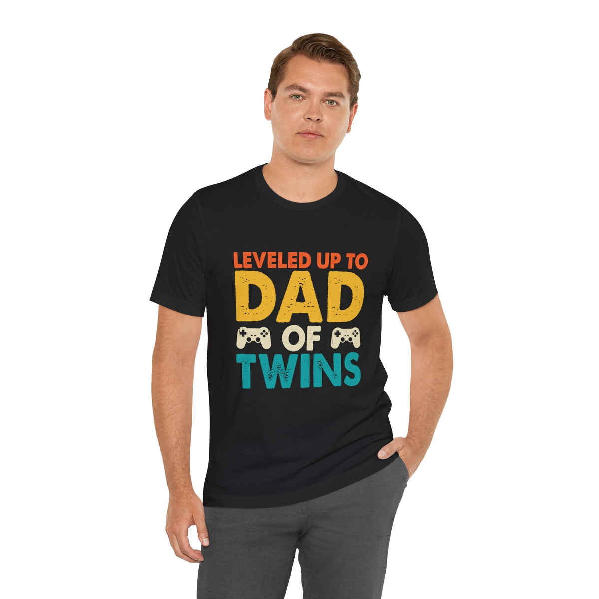 Dad of Twins - Dads T-Shirt, Fathers Day Shirt, Dad Birthday Gift, Cool Gift for Dads, Gift for Dad, Husband Gift, Gift