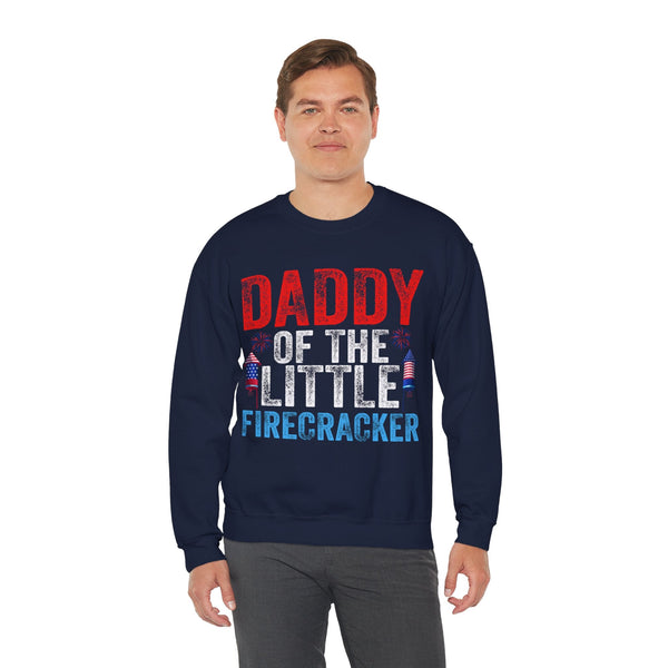 Daddy Of The Little Firecracke Unisex Heavy Blend™ Crewneck Sweatshirt