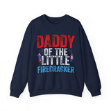 Daddy Of The Little Firecracke Unisex Heavy Blend™ Crewneck Sweatshirt