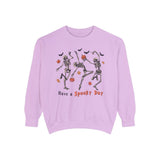 Dancing Skeletons Halloween Sweatshirt - 'Have A Spooky Day' Retro Spooky Sweater