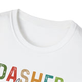 Dasher Dancer Prancer Vixen - Holiday Drink Graphic Tee, Funny Christmas Shirt, Whiskey Tequila Vodka Design, Festive