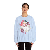 Disco Santa Crewneck Sweatshirt - Fun Holiday Vibes Christmas Sweater - Cute Christmas Apparel