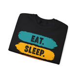 Eat Sleep Buy NFTs Repeat Crypto Crewneck Sweatshirt – Cryptocurrency Shirt for Enthusiasts, Traders, and Meme Lovers