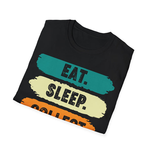 Eat Sleep Collect NFTs Crypto T-Shirt – Cryptocurrency Shirt for Enthusiasts, Traders, and Meme Lovers