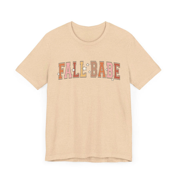 Enchanting Autumn Delight - Trendy Fall Babe T-Shirt - Cozy Seasonal Top for Stylish Individuals - Perfect Autumn