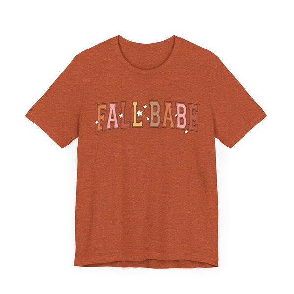 Enchanting Autumn Delight - Trendy Fall Babe T-Shirt - Cozy Seasonal Top for Stylish Individuals - Perfect Autumn