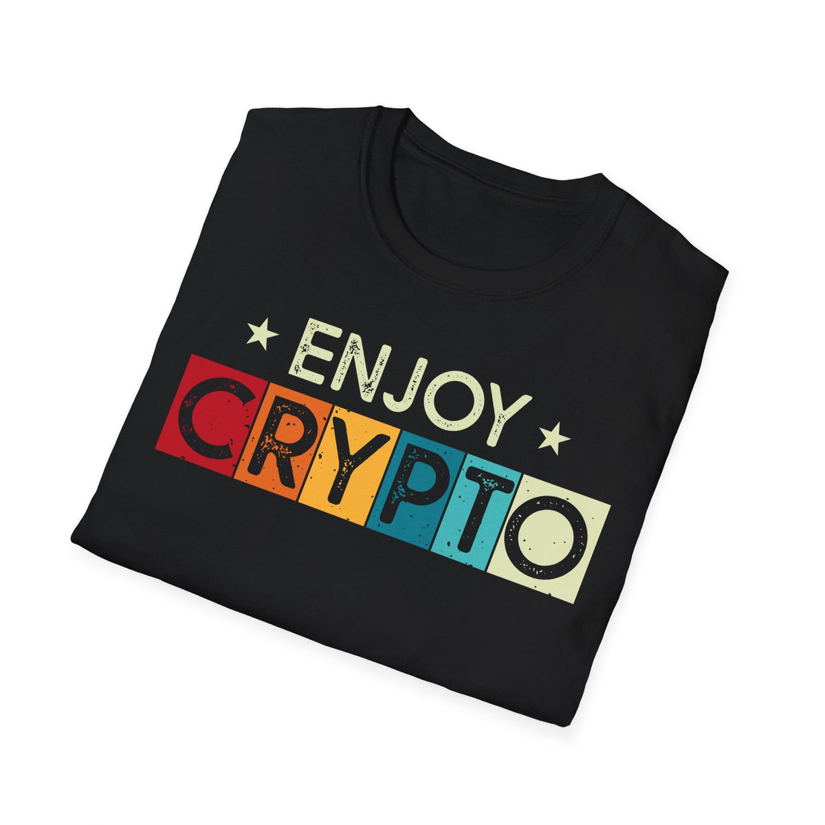 Enjoy Crypto Crypto T-Shirt – Cryptocurrency Shirt for Enthusiasts, Traders, and Meme Lovers