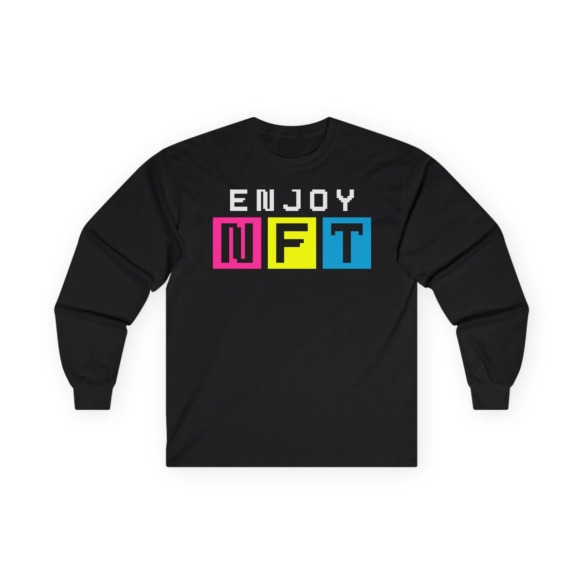 Enjoy NFT Crypto Long Sleeve – Cryptocurrency Shirt for Enthusiasts, Traders, and Meme Lovers