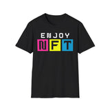 Enjoy NFT Crypto T-Shirt – Cryptocurrency Shirt for Enthusiasts, Traders, and Meme Lovers