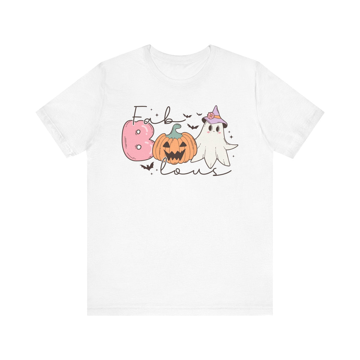 Fab Boo-lous Ghost Pumpkin Halloween Shirt - Cute Ghost Witch Graphic Tee