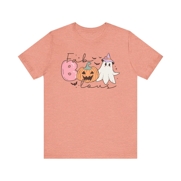 Fab Boo-lous Ghost Pumpkin Halloween Shirt - Cute Ghost Witch Graphic Tee