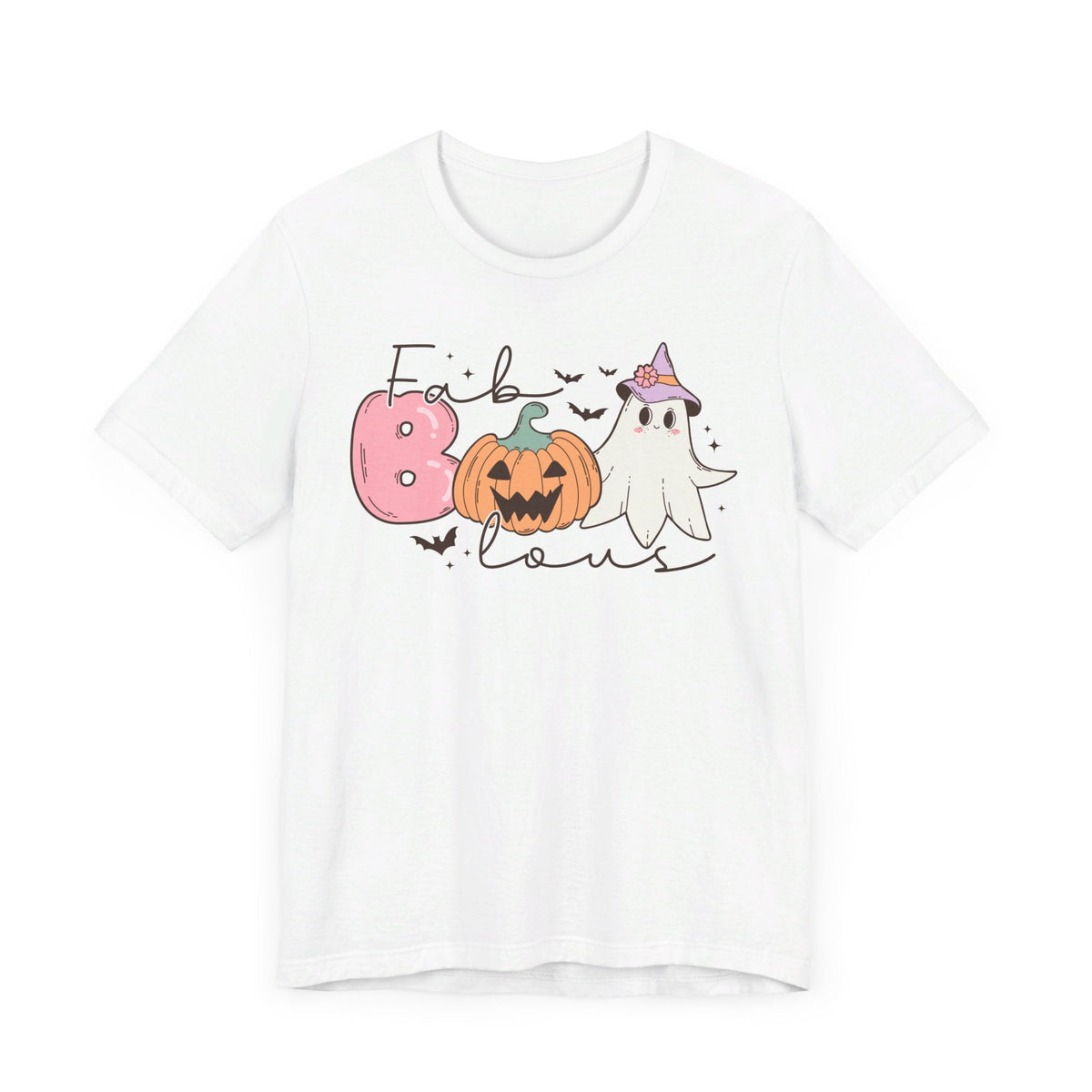 Fab Boo-lous Ghost Pumpkin Halloween Shirt - Cute Ghost Witch Graphic Tee