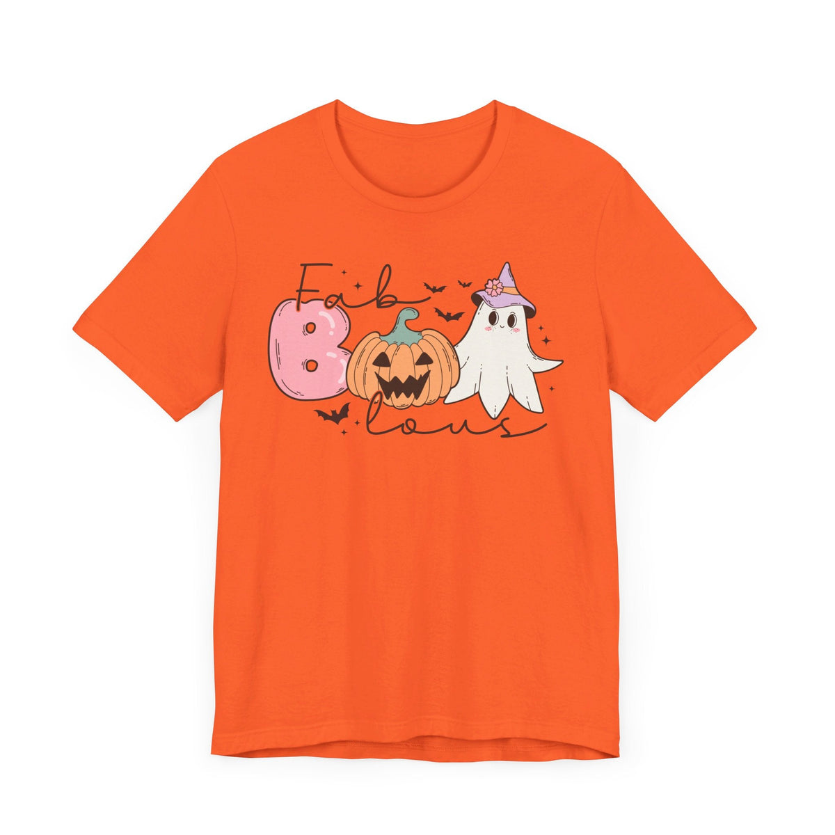 Fab Boo-lous Ghost Pumpkin Halloween Shirt - Cute Ghost Witch Graphic Tee