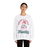 Feelin' a Little Frosty Crewneck Sweatshirt - Cute Snowman Christmas Sweater - Winter Apparel