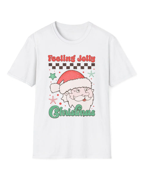 Feeling Jolly Christmas Santa Shirt for Men and Women Funny Holiday Tee