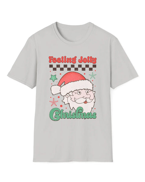 Feeling Jolly Christmas Santa Shirt for Men and Women Funny Holiday Tee