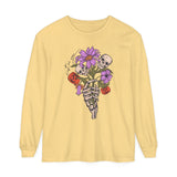 For You - Gothic Floral Skeleton Hand Halloween Long Sleeve T-Shirt